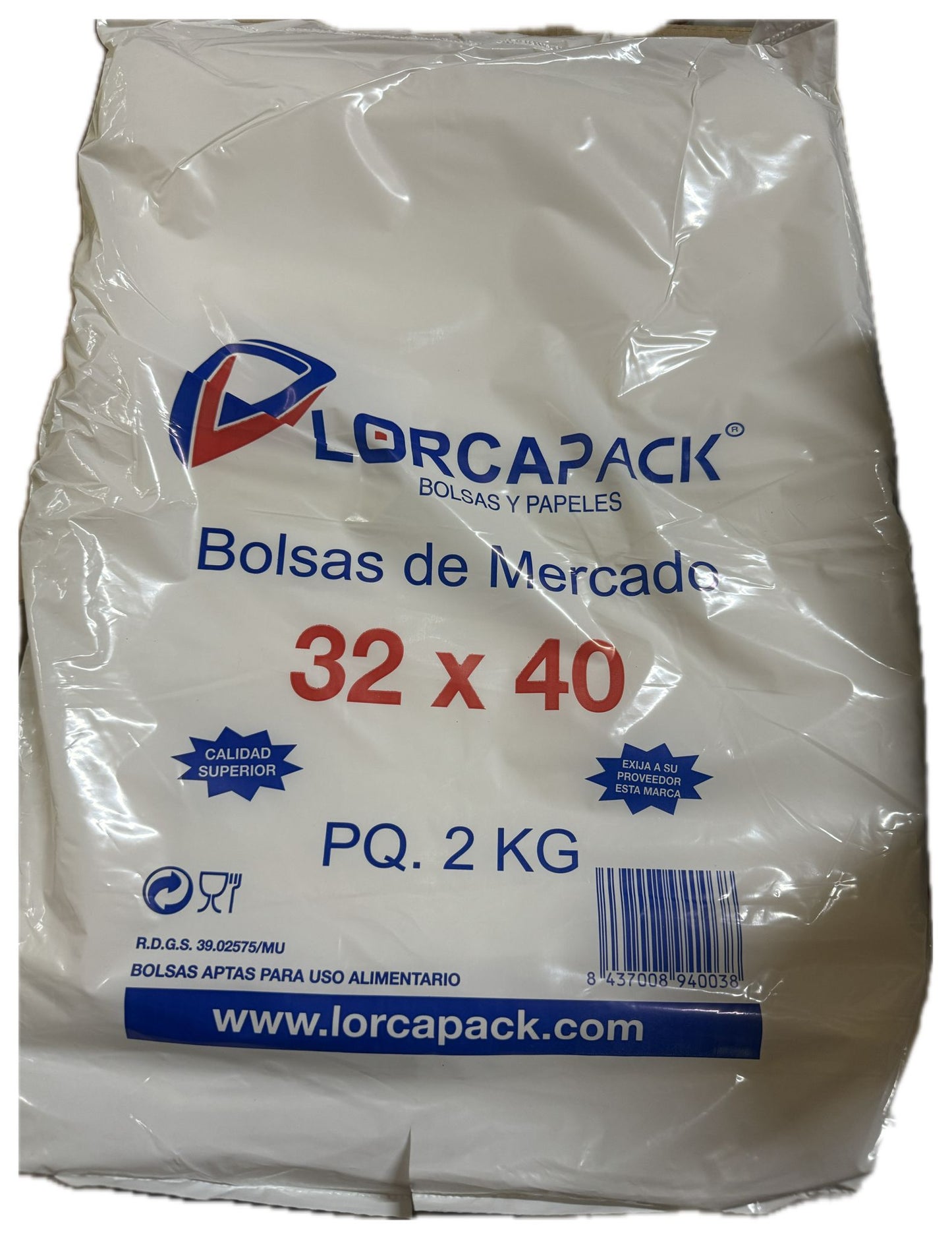 BOLSA CONGELACIÓN 30 40 2KG 100U