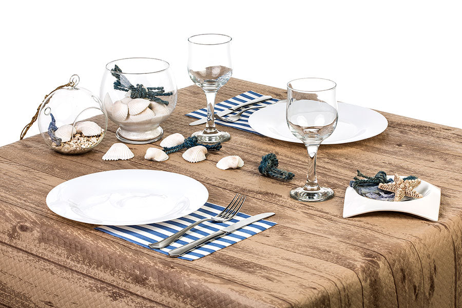 MANTEL 120X120 NATURE TABLAS 300U