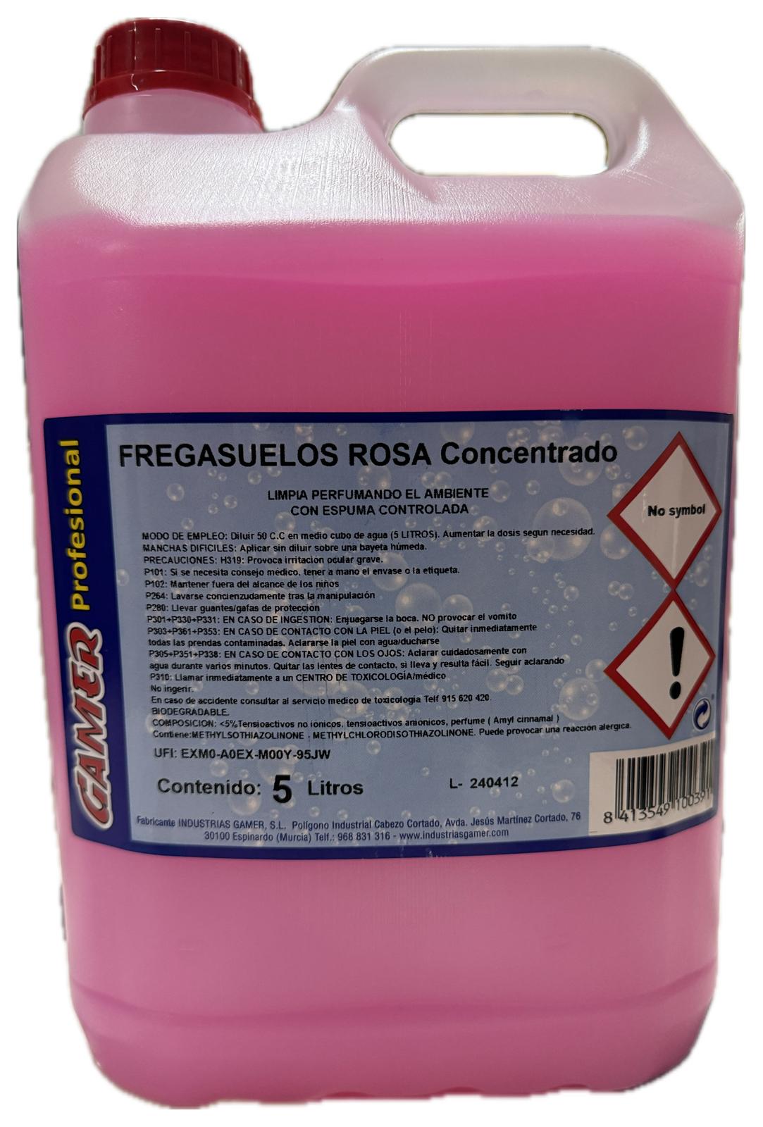 FREGASUELOS GAMER 5L CONCENTRADO ROSA