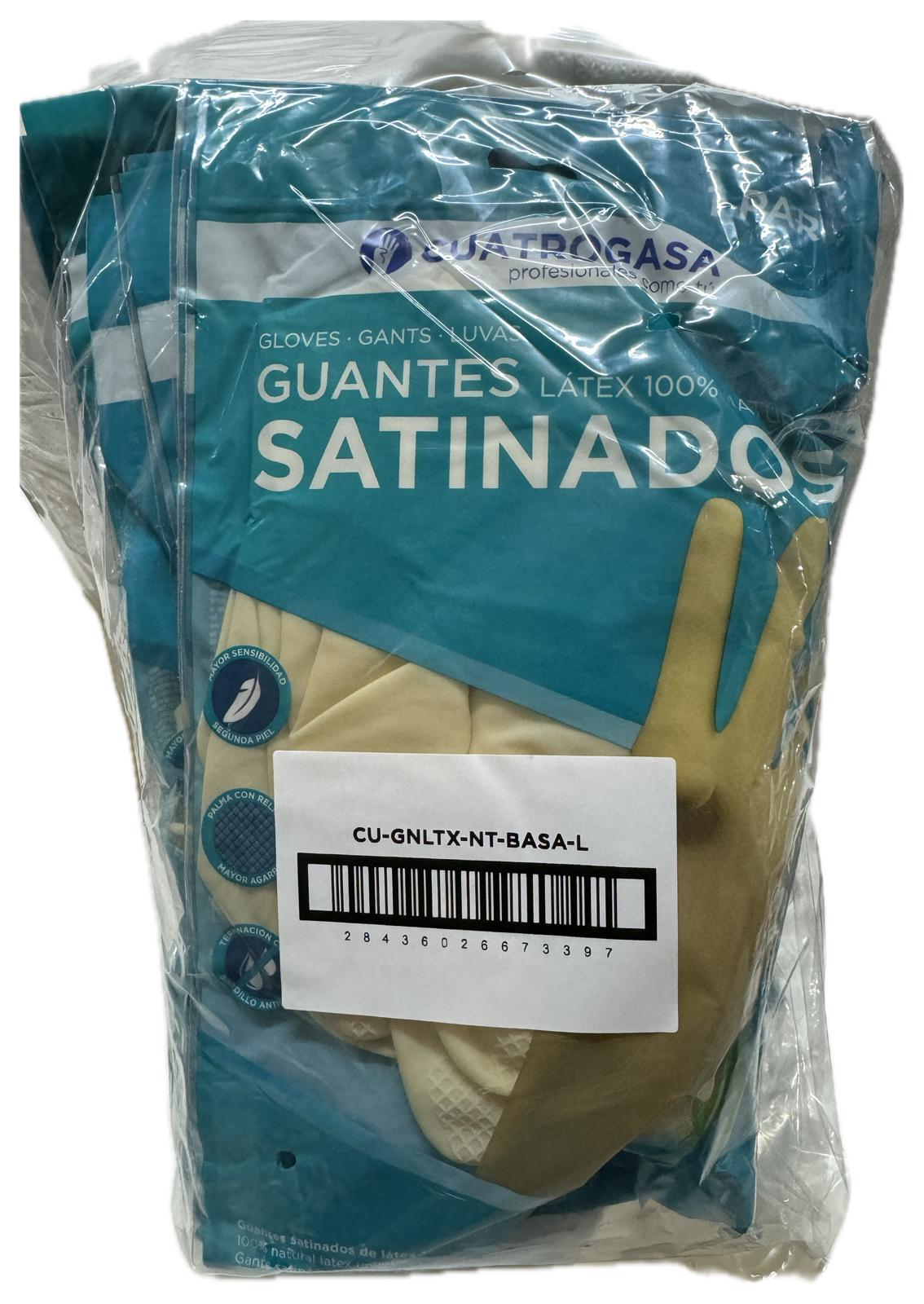 GUANTE LATEX SATINADO 12U