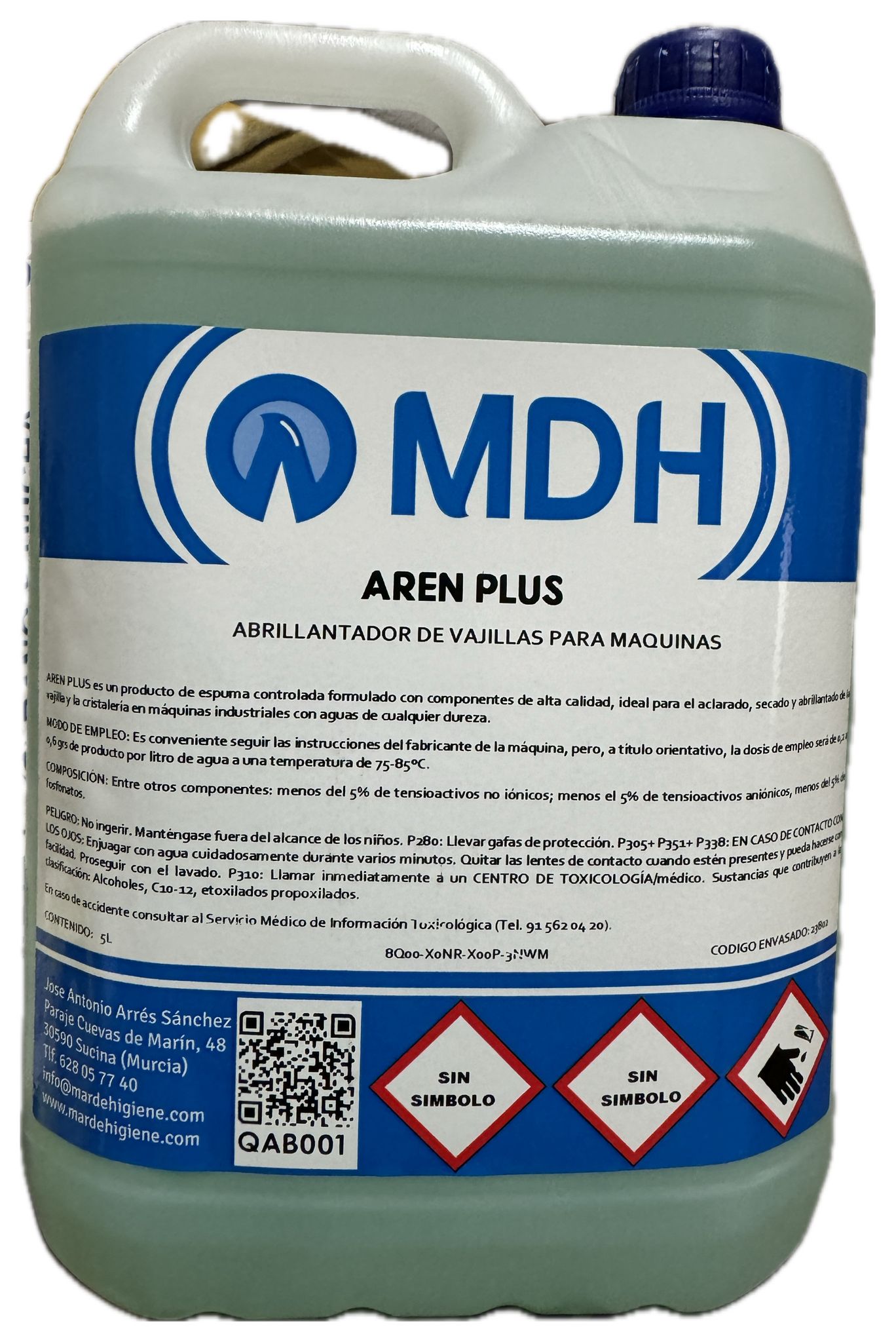 ABRILLANTADOR MAQUINA PLUS MDH 5L