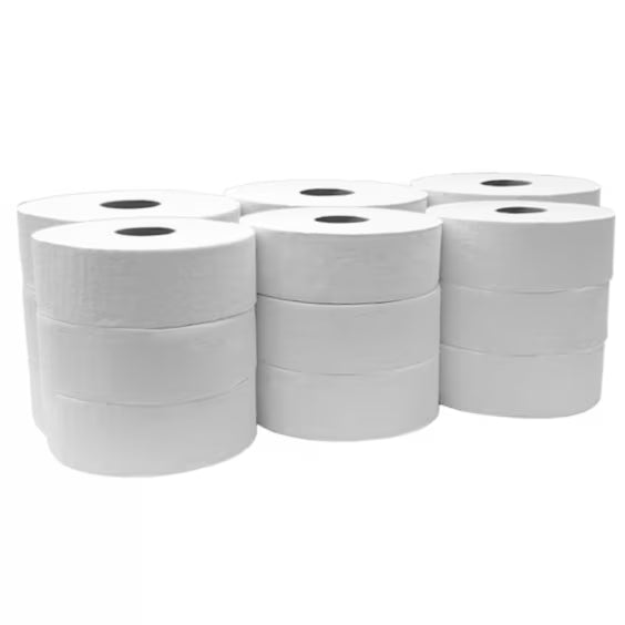 HIGIÉNICO INDUSTRIAL PAPEL VIRGEN DOBLE CAPA 100M/ROLLO (PACK 18UNI)