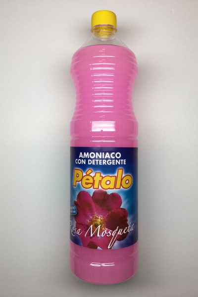AMONIACO CON DETERGENTE ROSA MOSQUETA 1,5L (12UNI/CAJA)