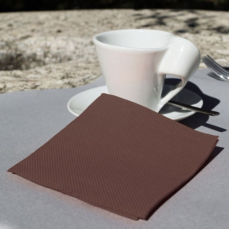 SERVILLETA 20 X 20 PP GOFRADA 2 CAPAS KRAFT O NATURAL (30PACK 10UNI/CAJA)